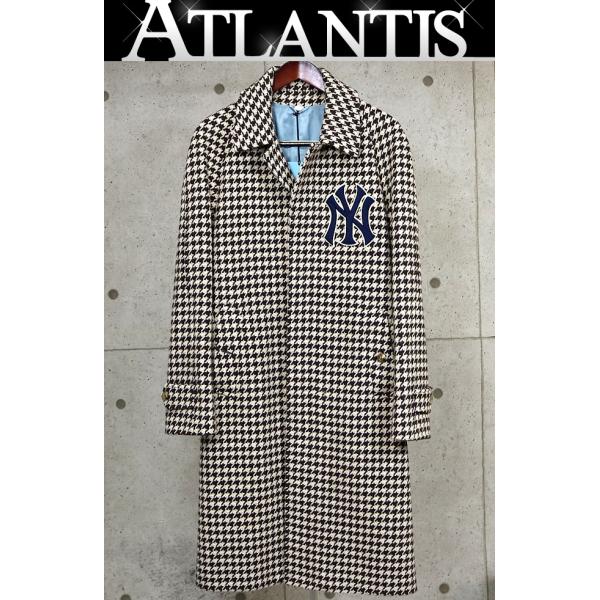 【入手困難】GUCCI グッチ デザインジャケット ハウンドトゥース ブレザー GUCCI 銀座店 グッチ 未使用 18AW ニューヨークヤンキース ハウンド