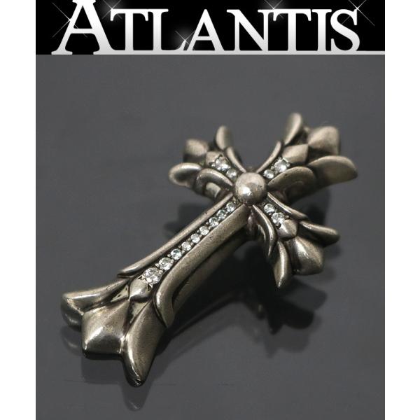 CHROME HEARTS 銀座店 クロムハーツ スモール ダブル CHクロス パヴェ
