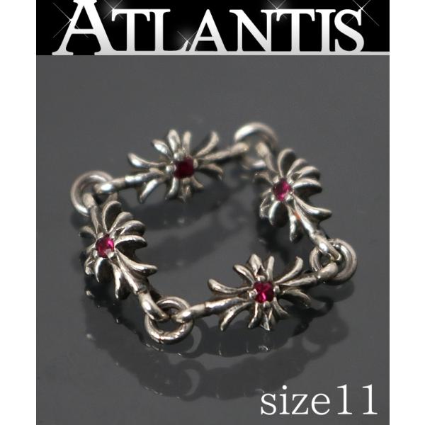 CHROME HEARTS 銀座店 クロムハーツ タイニーE CHプラス ルビー リング