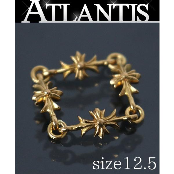 CHROME HEARTS 銀座店 クロムハーツ 22K タイニーE CHプラス リング 指輪 メンズ ゴールド 約12.5号 100707 CHROME HEARTS 銀座店 クロムハーツ 22K タイニーE CHプラス リング