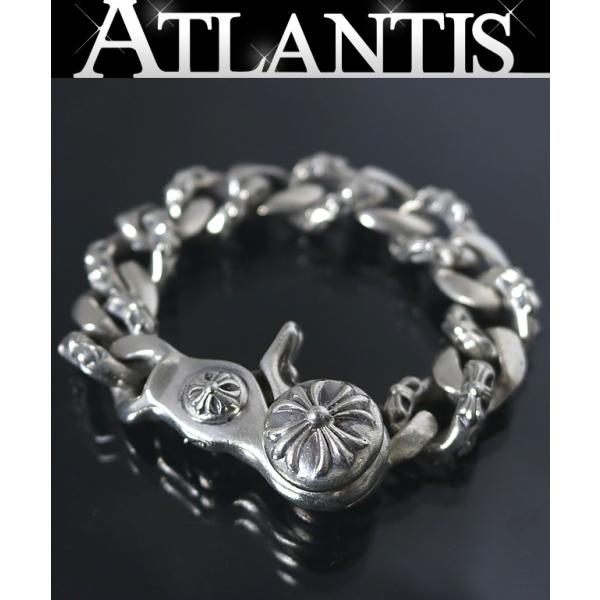 クロムハーツファンシーリンククリップ シルバーブレスレット　メンズ13LINK CHROME HEARTS 新宿店 クロムハーツ ファンシーリンク クリップ ブレス