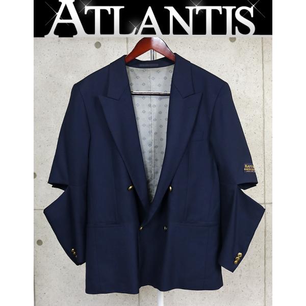 KAPITAL ネイビー ダブルブレストジャケット KAPITAL 銀座店 キャピタル エルボーカット ブレザー ジャケット
