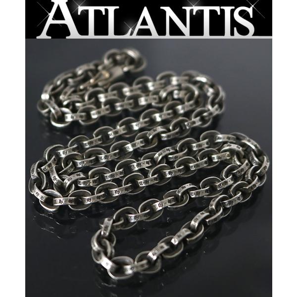 クロス ネックレス　シルバー ペーパーチェーンアクセサリー メンズ レディース CHROME HEARTS 銀座店 クロムハーツ ペーパーチェーン ネックレス 20
