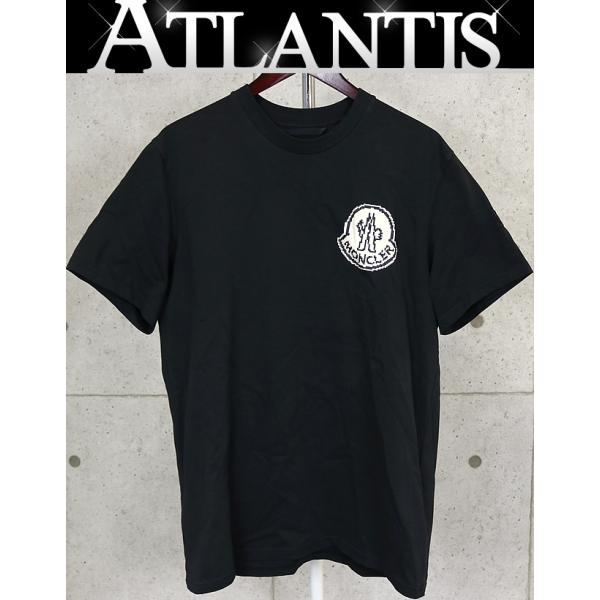 MONCLER 銀座店 モンクレール ピクセルロゴ Tシャツ 半袖 メンズ size