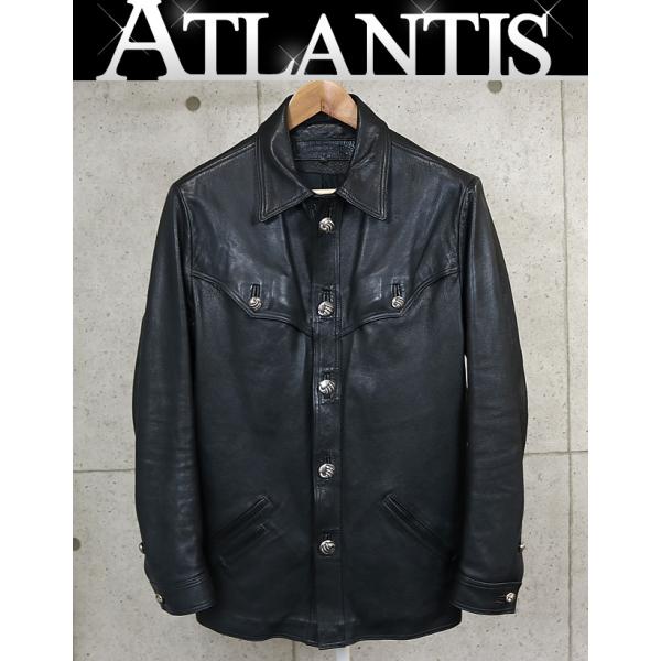 CHROME HEARTS 銀座店 クロムハーツ 現行型 クロウボタン レザー