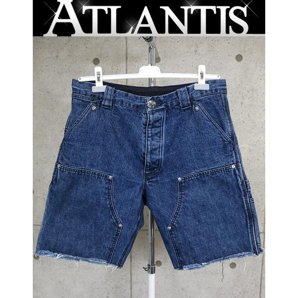 CHROME HEARTS／カーペンター ショーツ デニム ブルー W36 CHROME HEARTS 銀座店 クロムハーツ カーペンター デニム ショーツ