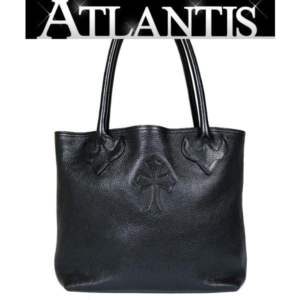 ⭐︎GW⭐︎セールクロムハーツクロスモチーフ トートバッグ 黒 CHROME HEARTS 新宿店 クロムハーツ FSトート バッグ クロスパッチ