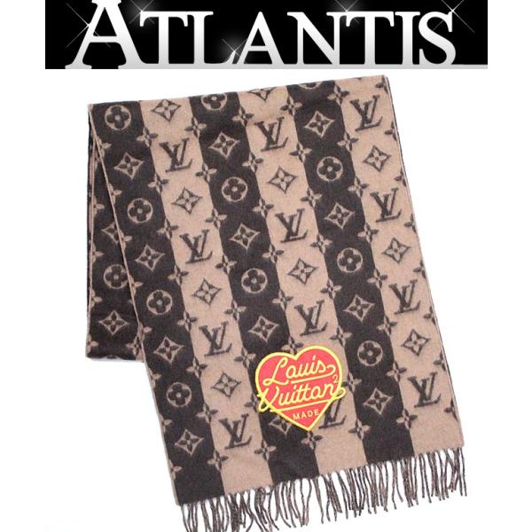 広尾店】 ルイヴィトン LOUIS VUITTON マフラー エシャルプ LVMADE