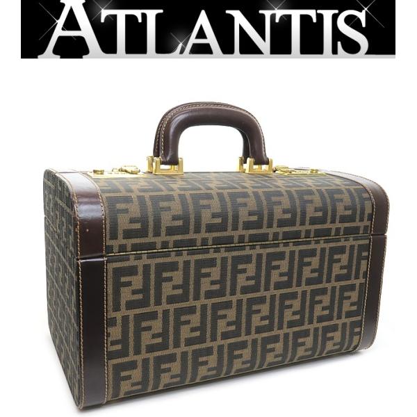 広尾店】フェンディ FENDI ヴィンテージ ズッカ柄 メイクボックス
