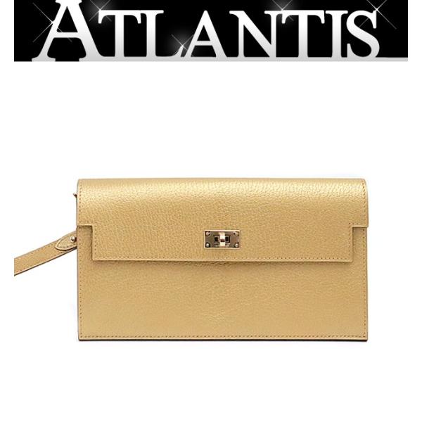 広尾店】極美品 エルメス HERMES ケリーポケットロング シェーブル
