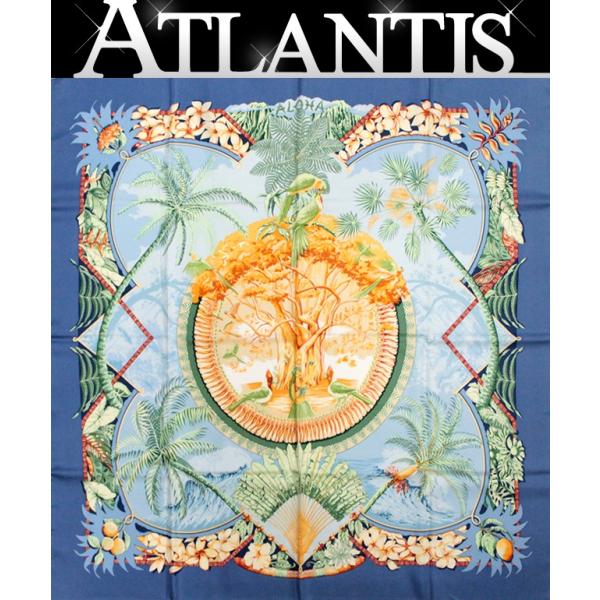 エルメス HERMES カレ90 大判スカーフ ALOHA アロハ マルチカラー