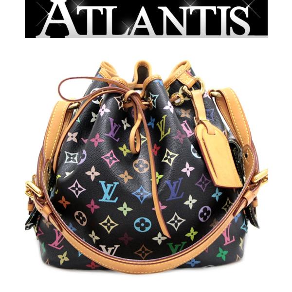 ルイヴィトン LOUIS VUITTON プチ・ノエ 巾着 ショルダーバッグ マルチ  