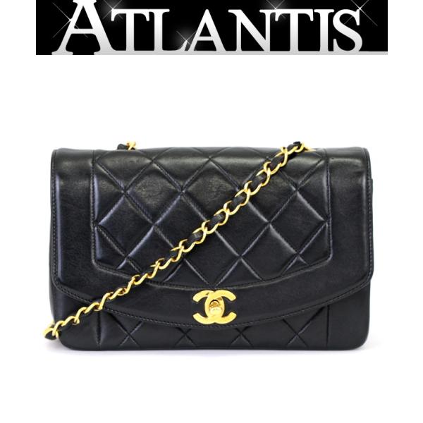 美品 シャネル CHANEL ダイアナ22 マトラッセ チェーンショルダー