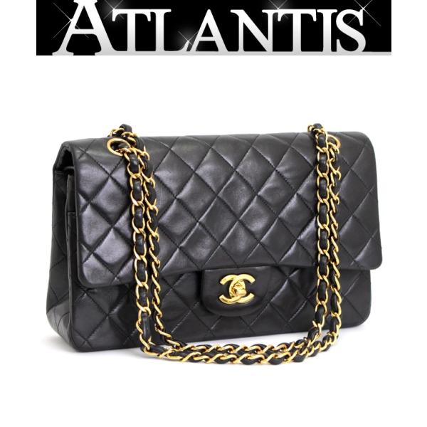 シャネル マトラッセ Wフラップ ショルダーバッグ 25 黒 ゴールド金具 Amazon | [CHANEL] (シャネル) マトラッセ25 Wフラップ チェーン