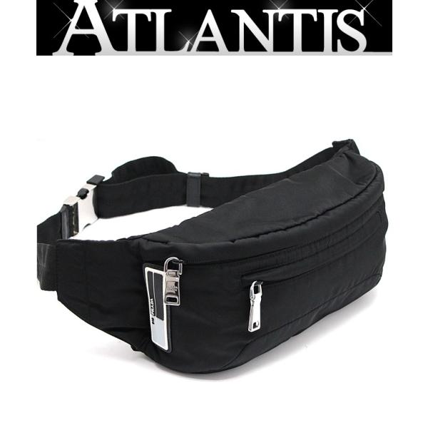 PRADA ブラックナイロンボディバッグ プラダ PRADA ボディバッグ ナイロン 黒 【67166】 : atlantis - 通販