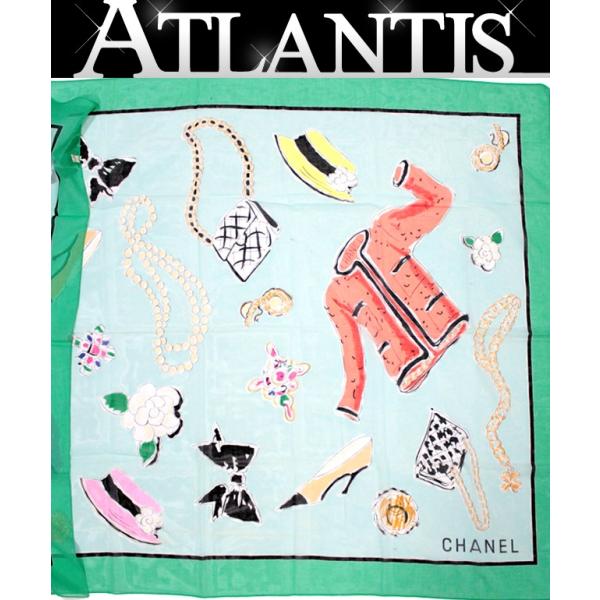 CHANEL シャネル 大判 スカーフ ショール ココマーク シャネル CHANEL ココマーク アイコン 特大ストール スカーフ