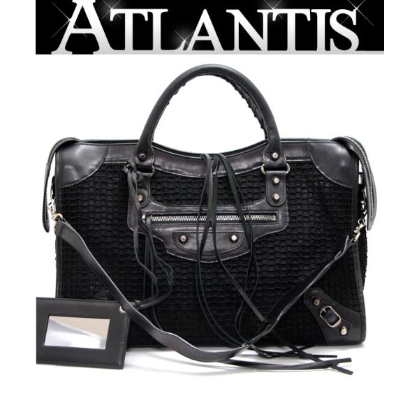 バレンシアガ BALENCIAGA クラシック シティ メッシュ ハンドバッグ