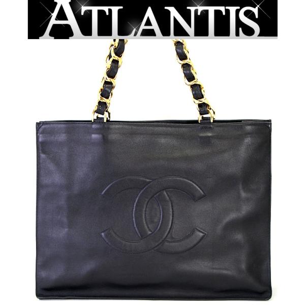 シャネル CHANEL ヴィンテージ デカココマーク チェーン トートバッグ