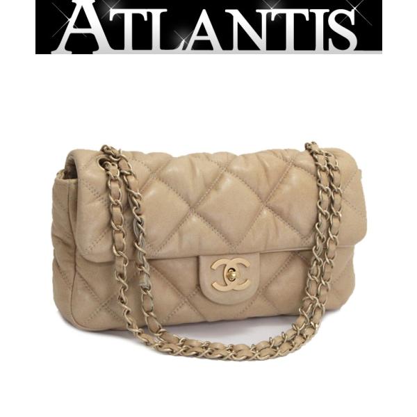 シャネル CHANEL マトラッセ25 バブルキルト チェーンショルダーバッグ