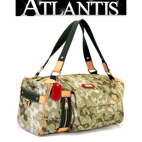 ルイヴィトン×マークジェイコブスコラボ モノグラモフラージュ デニムリス 美品 ルイヴィトン Louis Vuitton リス ミニボストンバッグ 迷彩