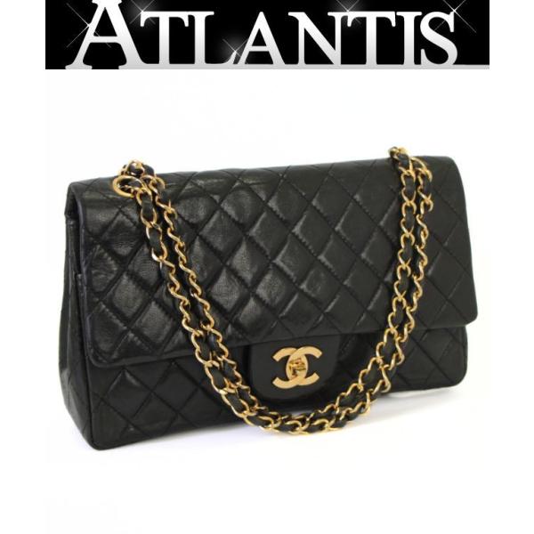 シャネル CHANEL ヴィンテージ 初期型 マトラッセ25 Wフラップ