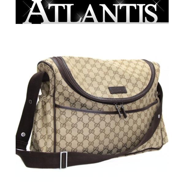 GUCCI グッチ GG柄 マザーズバッグ おむつ替えマット付き キャンバス