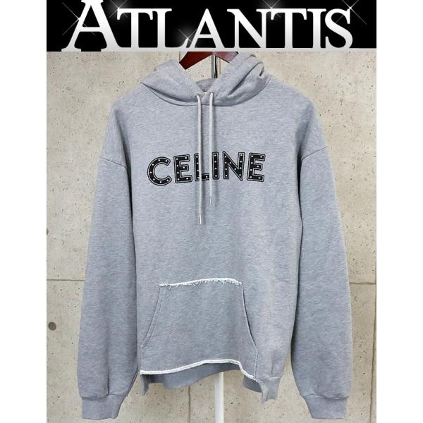 CELINE 銀座店 セリーヌ 22SS STUDS LOGO HOODIE スタッズロゴ CELINE 銀座店 セリーヌ 22SS STUDS LOGO HOODIE スタッズロゴ