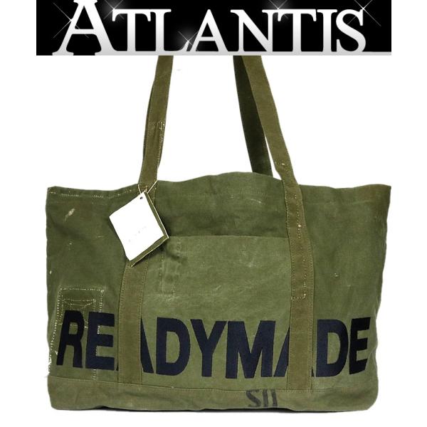 READYMADE トートバッグ オリーブグリーン READYMADE 銀座店 レディメイド 未使用 BIG TOTE BAG ビッグ