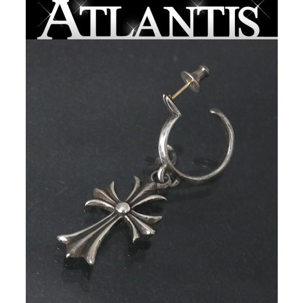 【N様】稀少:クロムハーツ タイニーCHクロス ピアス CHROME HEARTS 銀座店 クロムハーツ タイニーCHクロス フープ