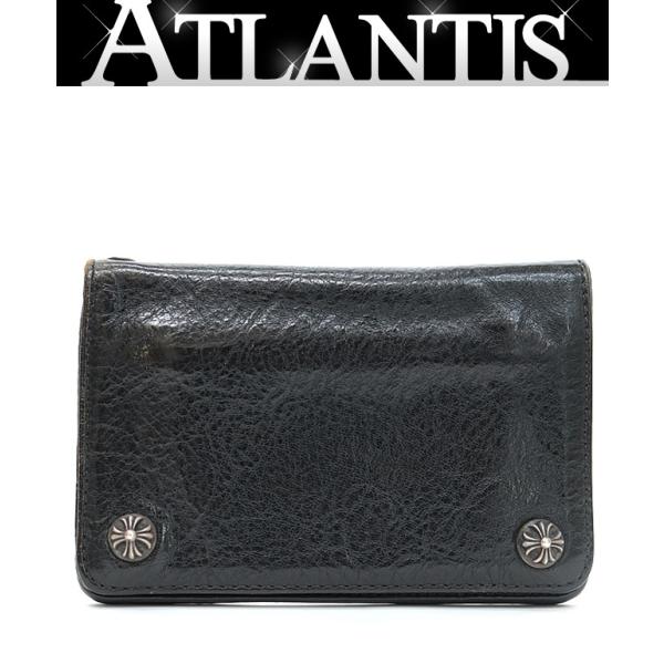 CHROME HEARTS 銀座店 クロムハーツ 2ZIP ウォレット クロスボタン 二