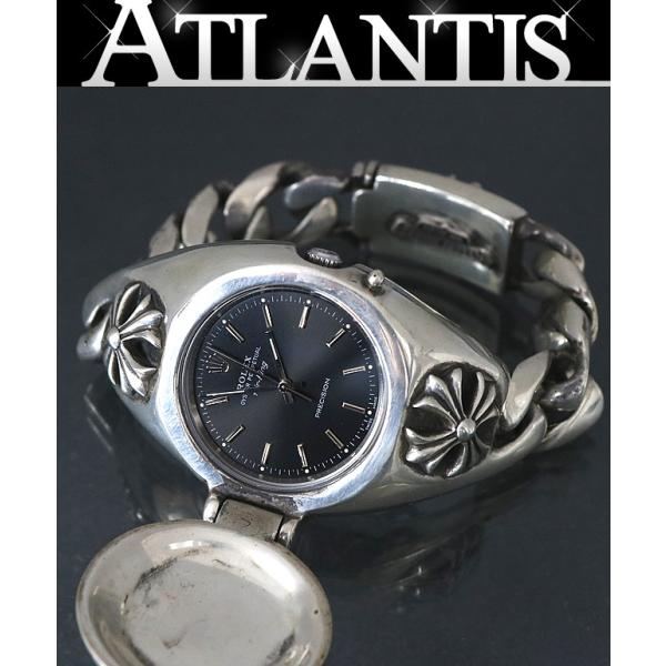 時計 CHROME HEARTS CHROME HEARTS クロムハーツ 純正ダイヤモンド ROLEX ロレックス
