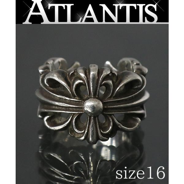 クロムハーツ　ダブルフローラルクロス　リング　20号　スターリングシルバー925 CHROME HEARTS クロムハーツ ダブルフローラルクロス リング | Pay ID