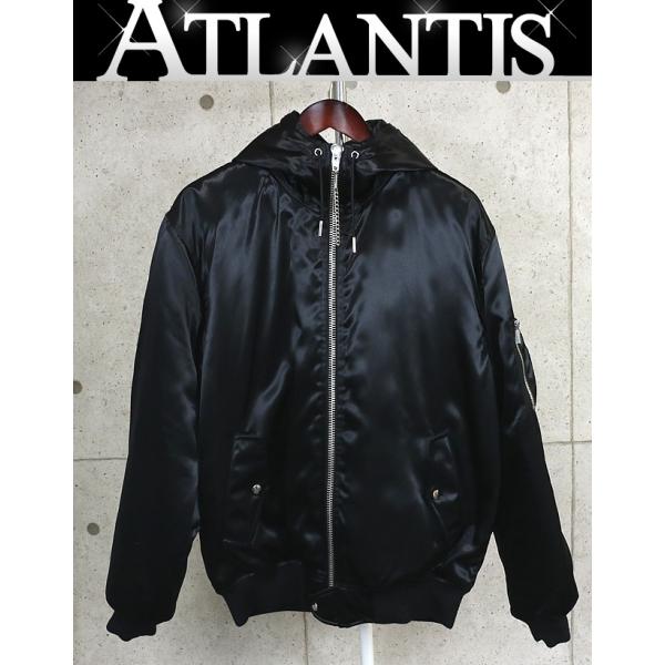 CELINE 銀座店 セリーヌ ロゴ フード付き ボンバージャケット 048S