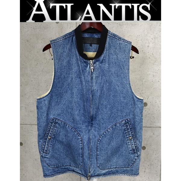 CHROME HEARTS 銀座店 クロムハーツ 美品 VEST-M-HOMER デニム