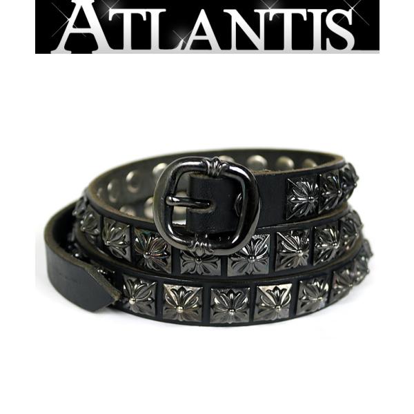 Chrome Hearts ブラックレザー ベルト サイズ32 レザーベルト | Chrome Hearts