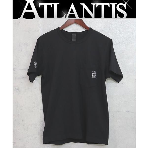 ”貴重な半袖″クロムハーツ　ynot ロゴ&袖クロス刺繍Tシャツ　M atlantis_98602