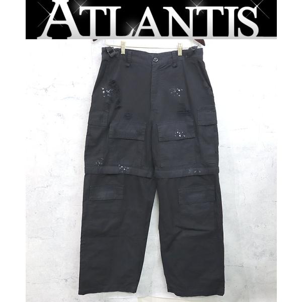 BALENCIAGA 新宿店 バレンシアガ ダメージ加工 ラージカーゴパンツ