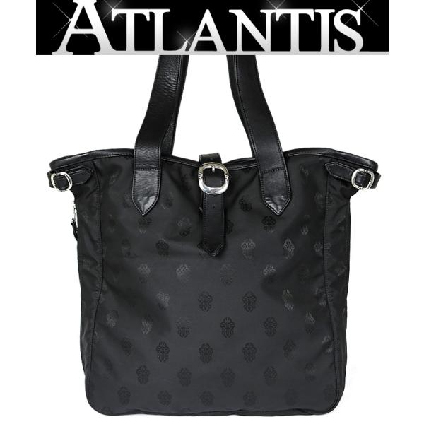 Chrome Hearts 黒 ナイロン エコバッグ レア 在庫処分大セール！】 CHROME HEARTS 新宿店 クロムハーツ 美品 ガン
