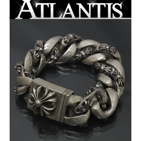 クロムハーツ ファンシーラージ BOX IDブレスレット 11リンク 原本付き！ クロムハーツ ファンシーラージ BOX IDブレスレット 11リンク 原本付き