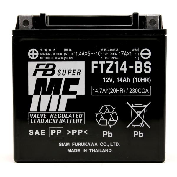 古河電池 FURUKAWA BATTERY FTZ14-BS 液入り充電済み メーカー1年保証