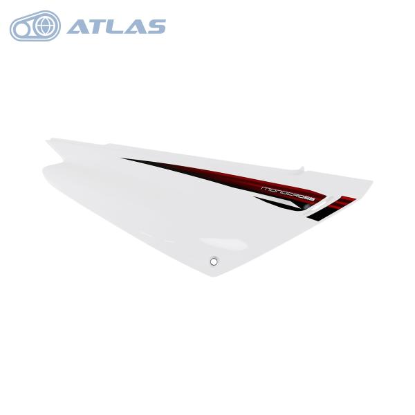 ヤマハ発動機 中国ヤマハ純正 XTZ125 サイドカバー2 右 ホワイト 1SB