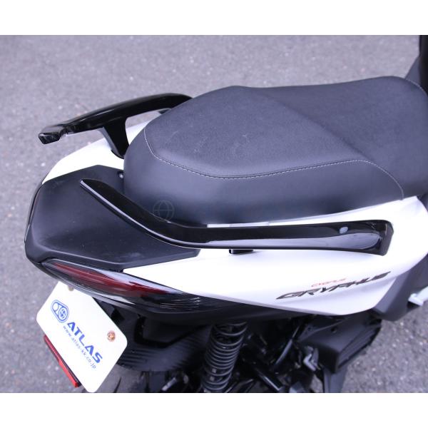 E-GIN 6型シグナスグリファス CYGNUS GRYPHUS グラブバー セット リアハンドル スポイラー グロスブラック 艶あり黒