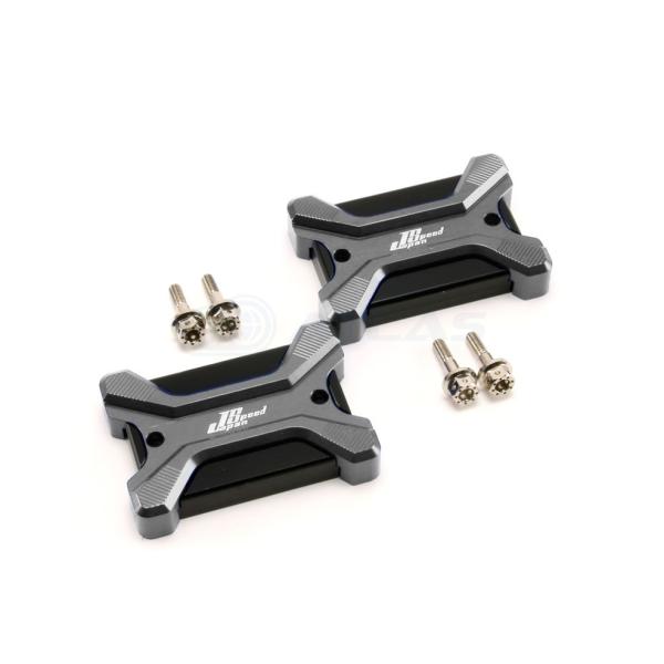 JAPAN SPEED マジェスティS MAJESTY S S MAX マスターシリンダーキャップ グレー＆ブラック 2個セット