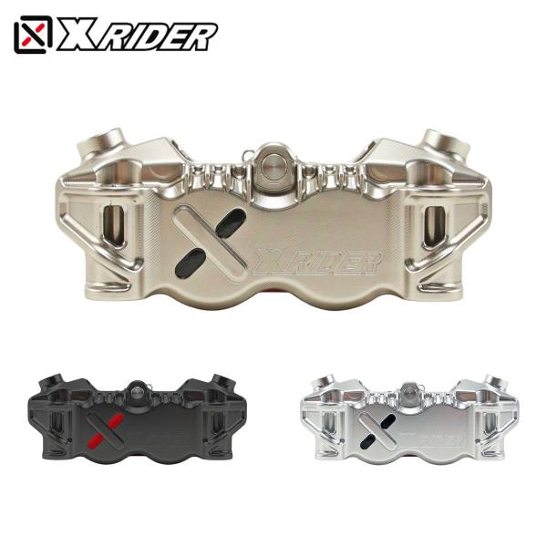 X-RIDER CNC 対向φ30mm P4 ラジアルマウントキャリパー 取付けピッチ