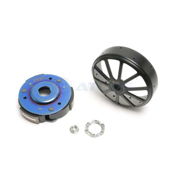 TFC 零四 マジェスティS メタルクラッチハウジングセット ヒートチタンブルー TFC マジェスティS MAJESTY S メタルクラッチハウジングセット