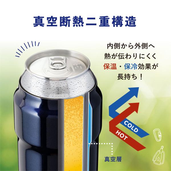 缶飲料の冷たさキープ ステンレス 保冷 缶ホルダー アトラス 真空断熱缶ホルダー ５００ｍｌ缶用 ネイビー ウェンズプロダクト Awch 500nv アトラス Eショップ Yahoo 店 通販 Yahoo ショッピング
