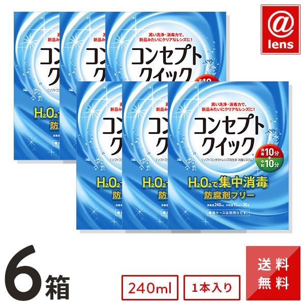 消毒液15本、中和剤210錠、専用ケース6個 AMO ケア用品 コンセプトクイック(消毒液240ml×1本＋中和液15ml×30本