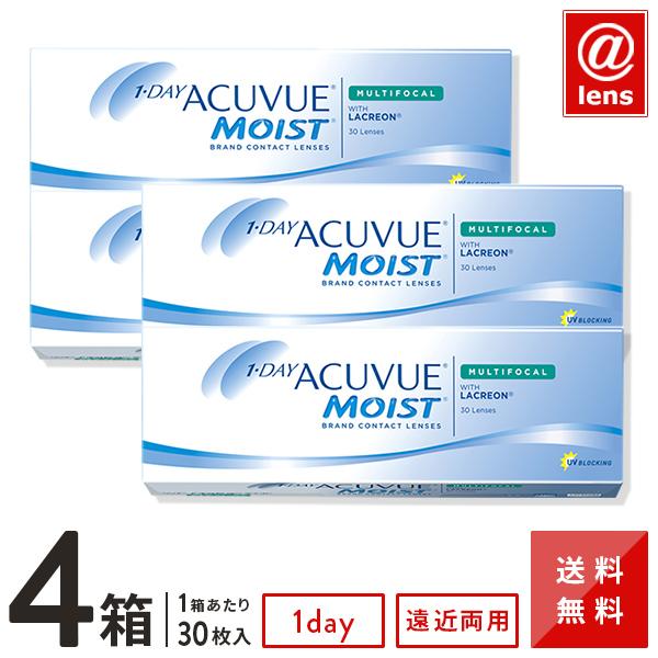 ▼ スマートフォンより閲覧のお客様：商品情報は以下の「さらに表示する」よりご確認ください。アキュビューモイストマルチフォーカル 遠近両用 30枚 4箱