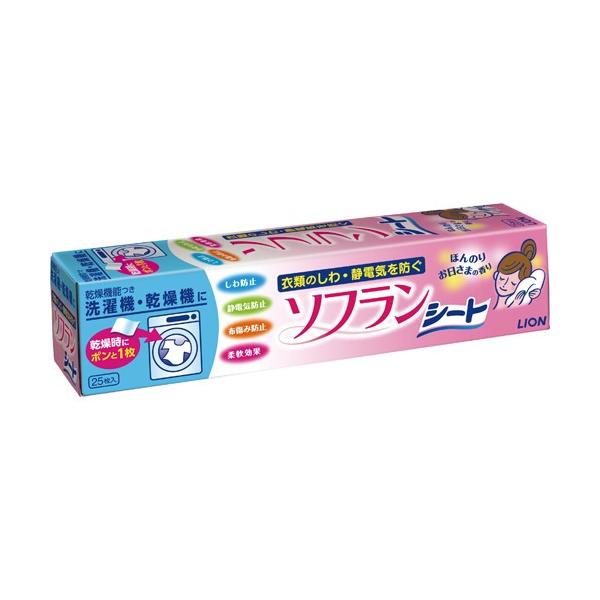 LION（ライオン） ソフラン 乾燥機用 25枚入 （4903301302452