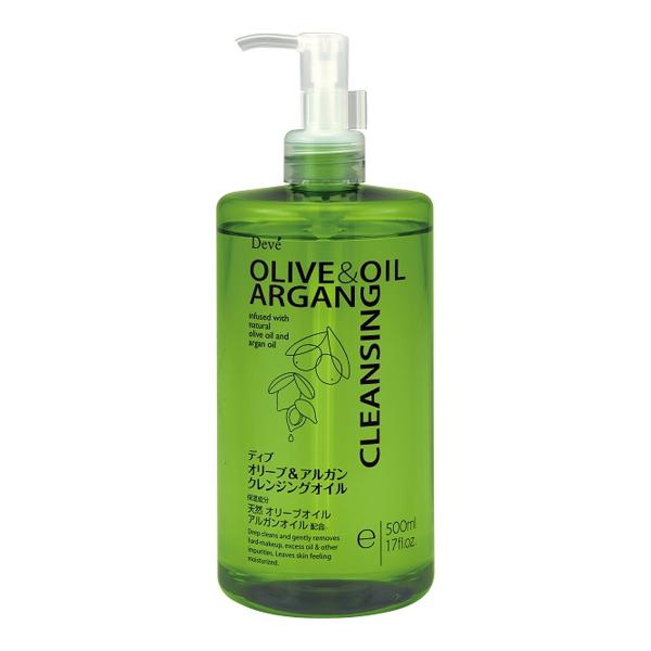 他サイト： 熊野油脂 ディブ（DEVE） オリーブ＆アルガン クレンジングオイル 500ml （4513574022836）の商品画像